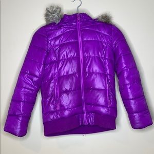 8-10 girls Light purple Justice Winter Coat